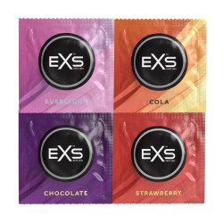 EXS Préservatifs aromatisés Mixed Flavours 54mm x12